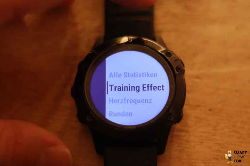 Эффективность тренировки на Garmin Fenix 6 Pro.